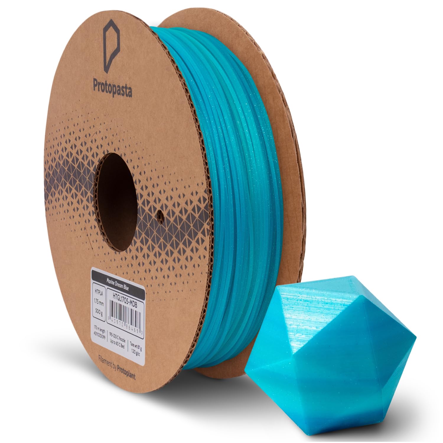 Marine Dream Blue Multicolor HT PLA, 1.75mm 500g Spool