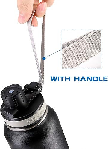 Miniatura 4 de Tapa abatible automática para Hydro Flask Tapa abatible de boca ancha de repuesto para Hydro Flask de 12, 16. 18, 32, 40, 64 onzas, tapas de