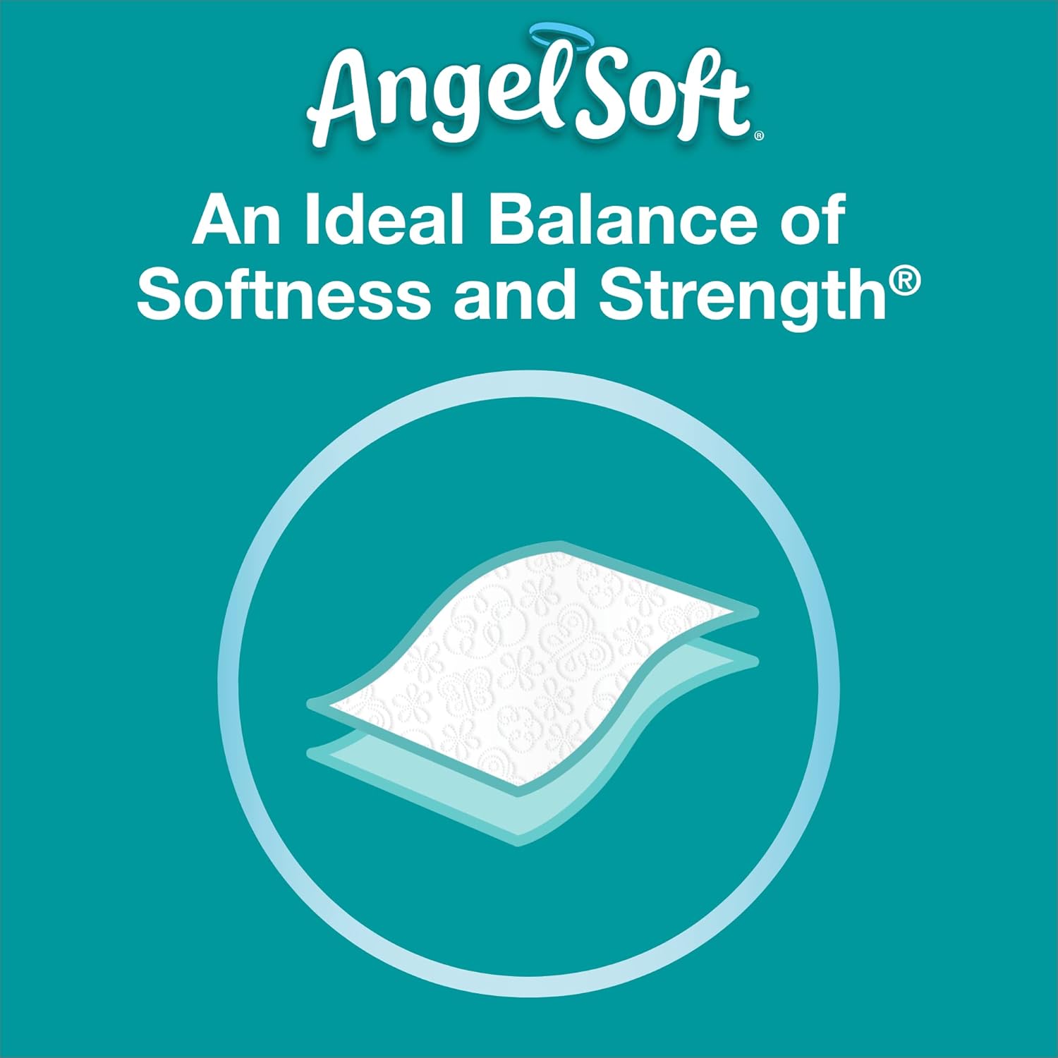 Angel Soft® Toilet Paper, 4 Mega Rolls = 16 Regular Rolls, 2-Ply Bath Tissue : Health & Household