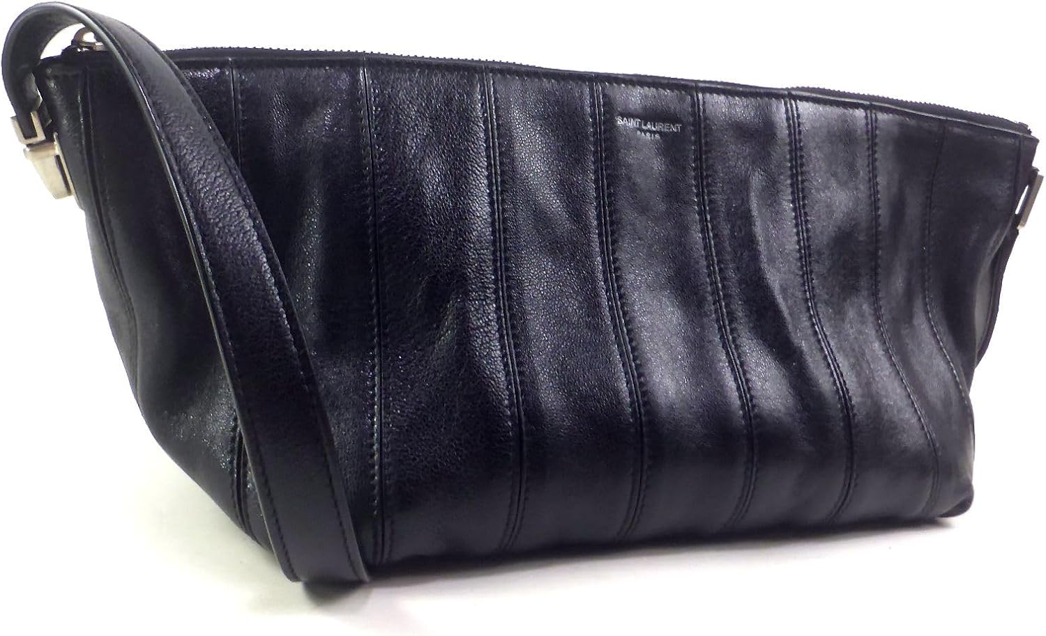 No.1266 じゃらじゃらヘアゴム ハンドメイドヘアゴム ブラックの