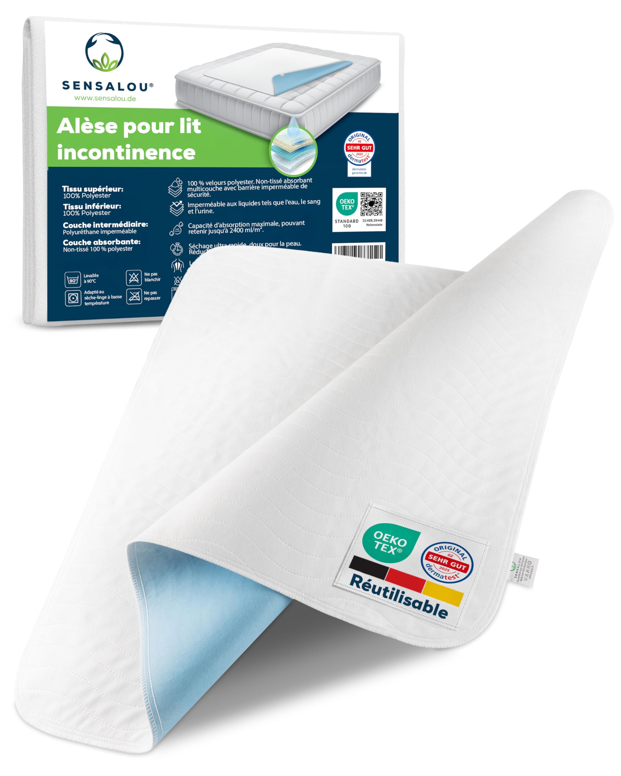 Sensalou Protège-Lit Imperméable : Protection Absorbante et Réutilisable – Un Bon Investissement ?