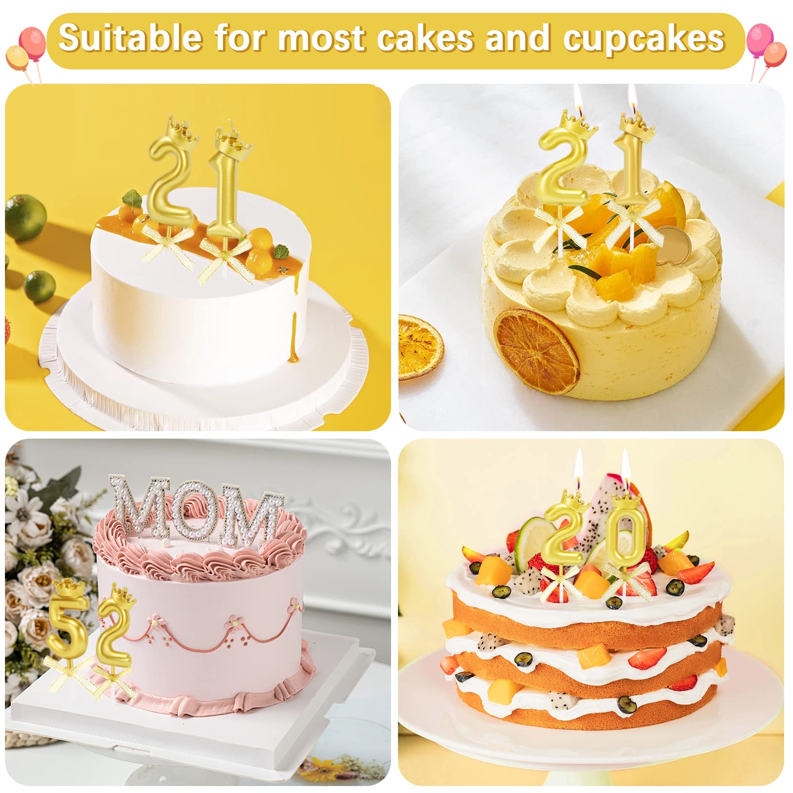 Candele 18 Anni Ragazzo BBTO Candele Di Numero Per 40 ° Compleanno Candele Di  Torta A Candeline 18 Anni Ragazza, image size:1600x1600