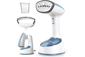 Steamer for Clothes, Folding Handheld Design, 20g/min Strong Steam