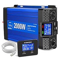 ETREPOW Inverter 2000W/4000W 24V 220V Onda Sinusoidale Pura Trasformatore Con Telecomando