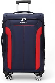 Large Suitcase 28" Super Lightweight Luggage 20% Expandable 4 Wheel Spinner Soft Shell Check in Luggage for 23kg