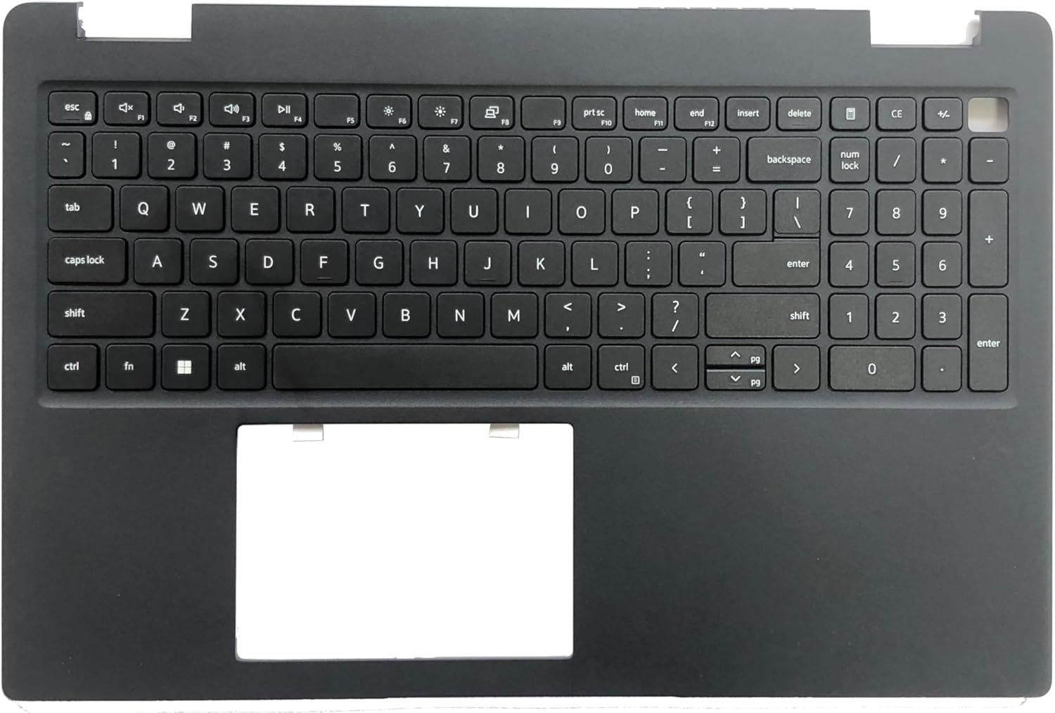 Replacement for Dell Latitude 15 3520 Laptop Palmrest Upper Case Top Cover with Keyboard Assembly 0FN5HW FN5HW