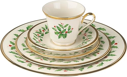 Miniatura 9 de Lenox 835217 Holiday - Juego de platos de cena navideños, compra 3 y obtén 6