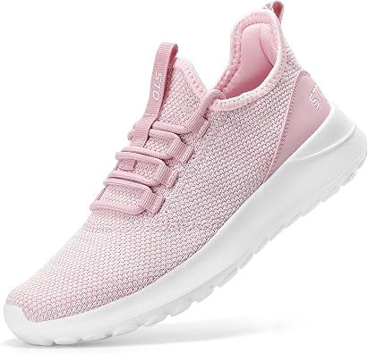 STQ Walking Shoes Women Slip on Sneakers Tennis Cushion for Running