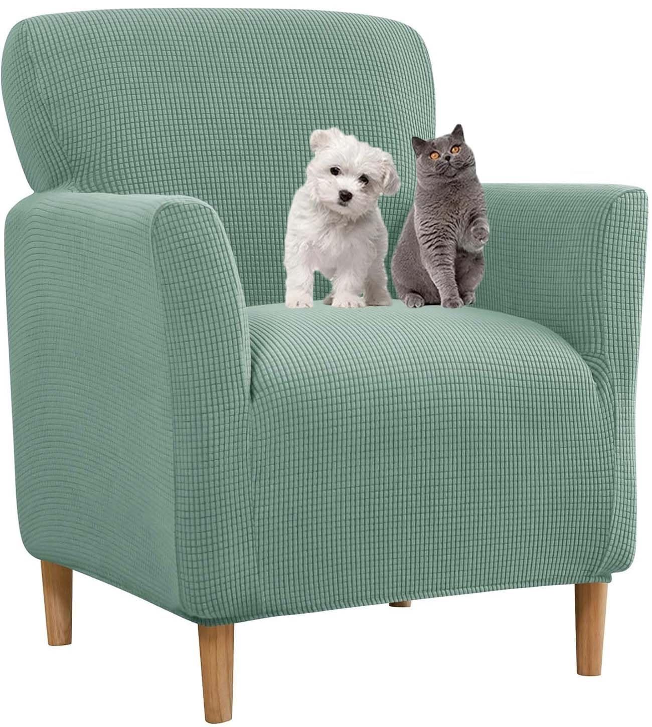 Housse De Fauteuil Cabriolet 2 Pièces En Velours Extensible - Antidérapante, Lavable, Protection Canapé