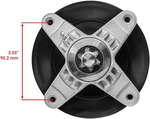 Miniatura 3 de Pieza de repuesto OEM para husillo con polea para Troy-Bilt 13AD609G06 13AG609G0 13AJ609G766 918-0574 42" 2X Index-DDR965-GTF1-61754