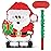 Birchio Christmas Santa Claus Pinatas Bundle with a Blindfold and Bat (Small Size 17x12.5x4 Inches), Holiday Theme Piata, Christmas Party Supplies, Xmas Piata, Party Decoration Games