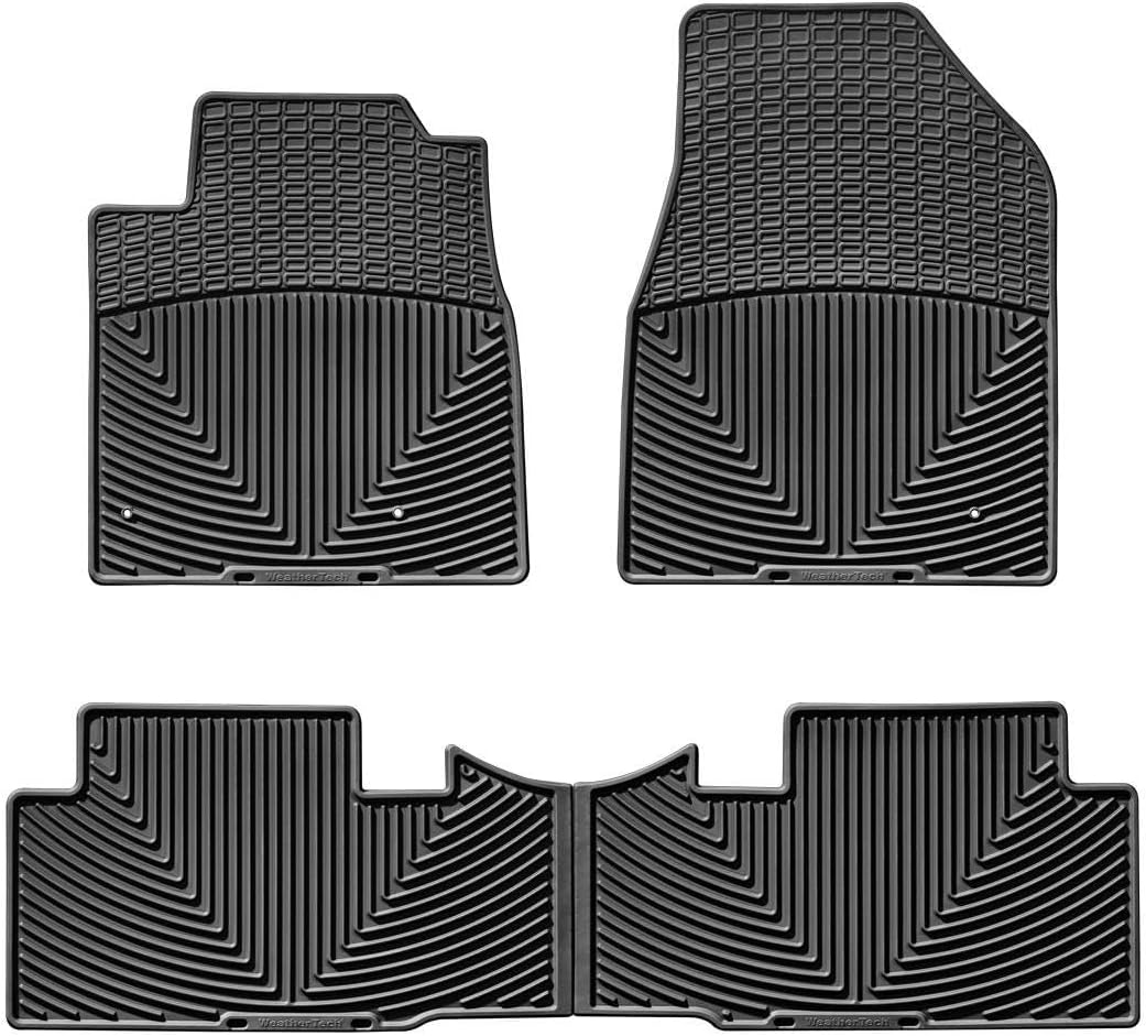 WeatherTech All-Weather Floor Mats for Honda Pilot 1st & 2nd Row (WTHG148152), Grey