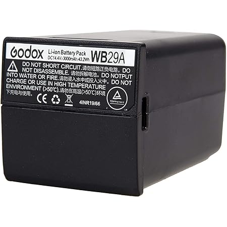 Godox WB29B Akku Für AD200PRO Blitz - 14.4V/2980mAh Ersatzakku Für Fotoblitz