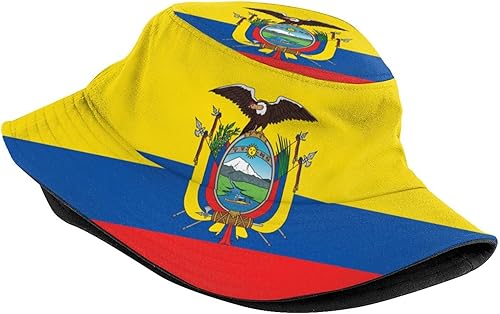 Vista 188 de KiuLoam Sombreros de pescador unisex con bandera, sombreros de pescador plegables para exteriores, verano, viajes, senderismo, playa, gorras