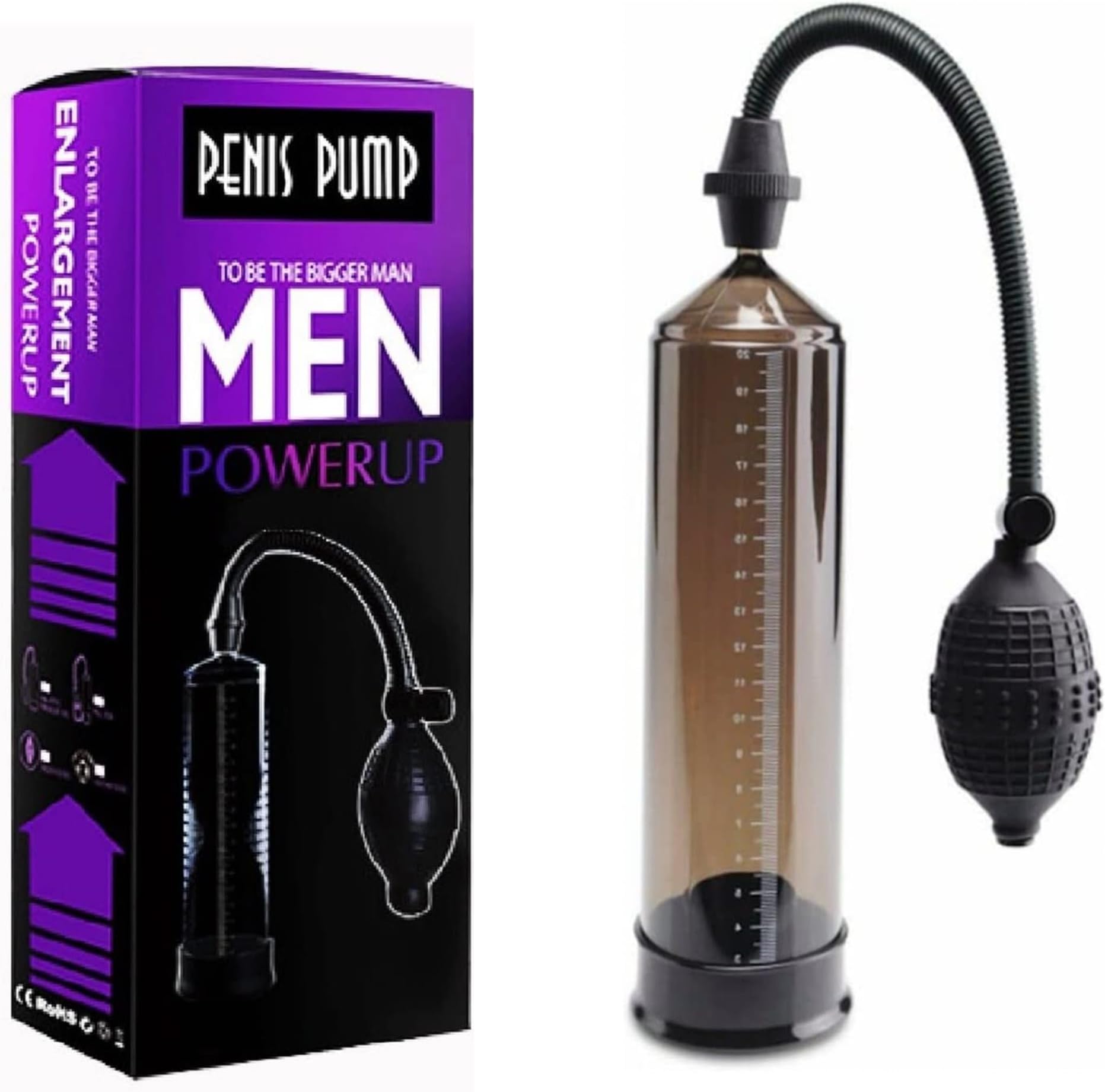 Men's Vacuum Pump Plus Pump Men's Enhanced Growth Pump A1473 Pen Cup Stable Professional Set Solid Vacuum Pump Home Performance Pump Black