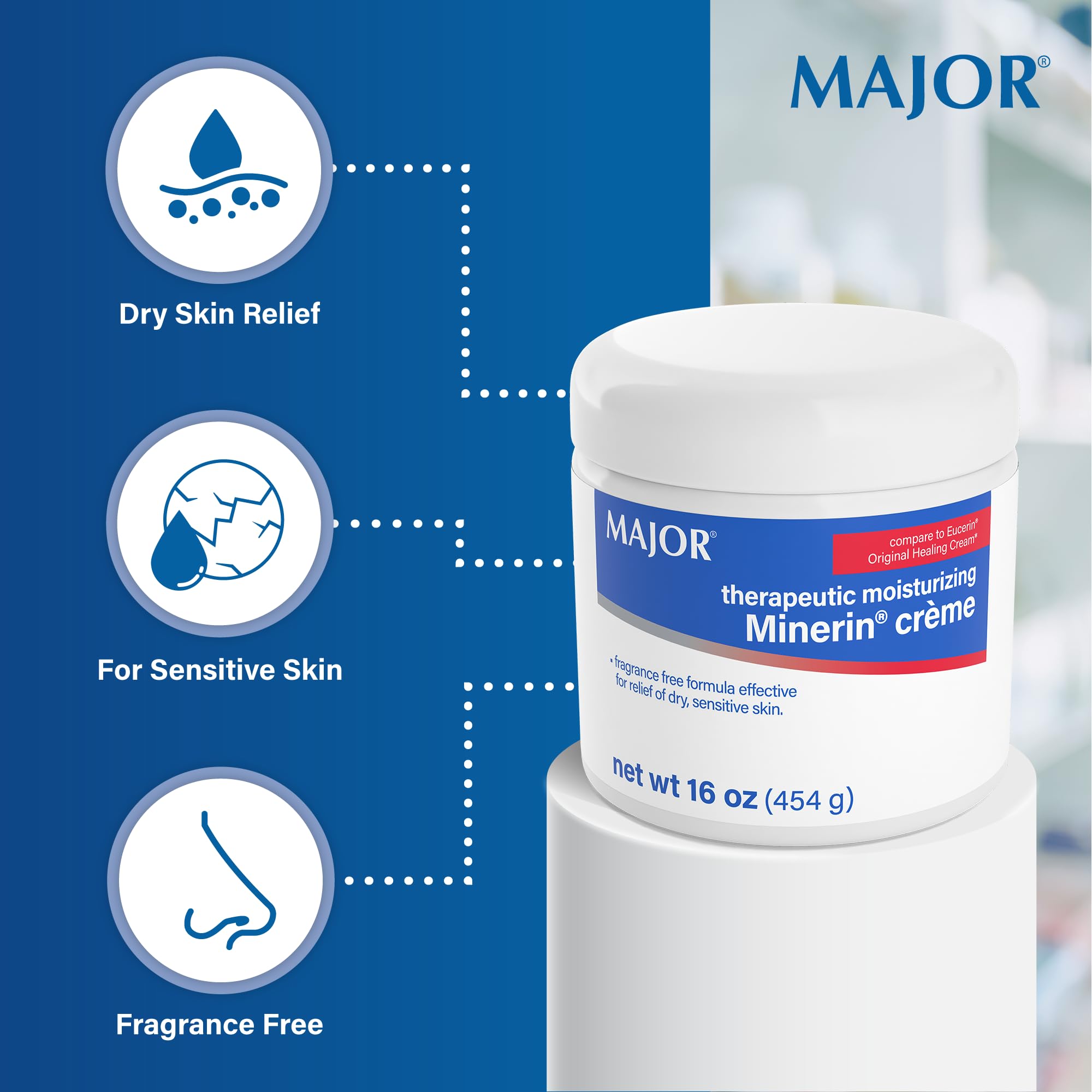 Amazon.com : MAJOR Therapeutic Moisturizing Minerin Créme - Body