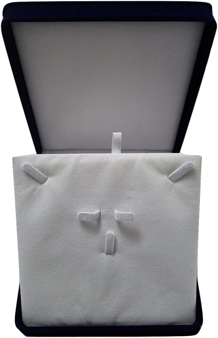 Gift Box for Jewelry, Necklace, Earring and Bracelet, X-Large, Navy - Image 6