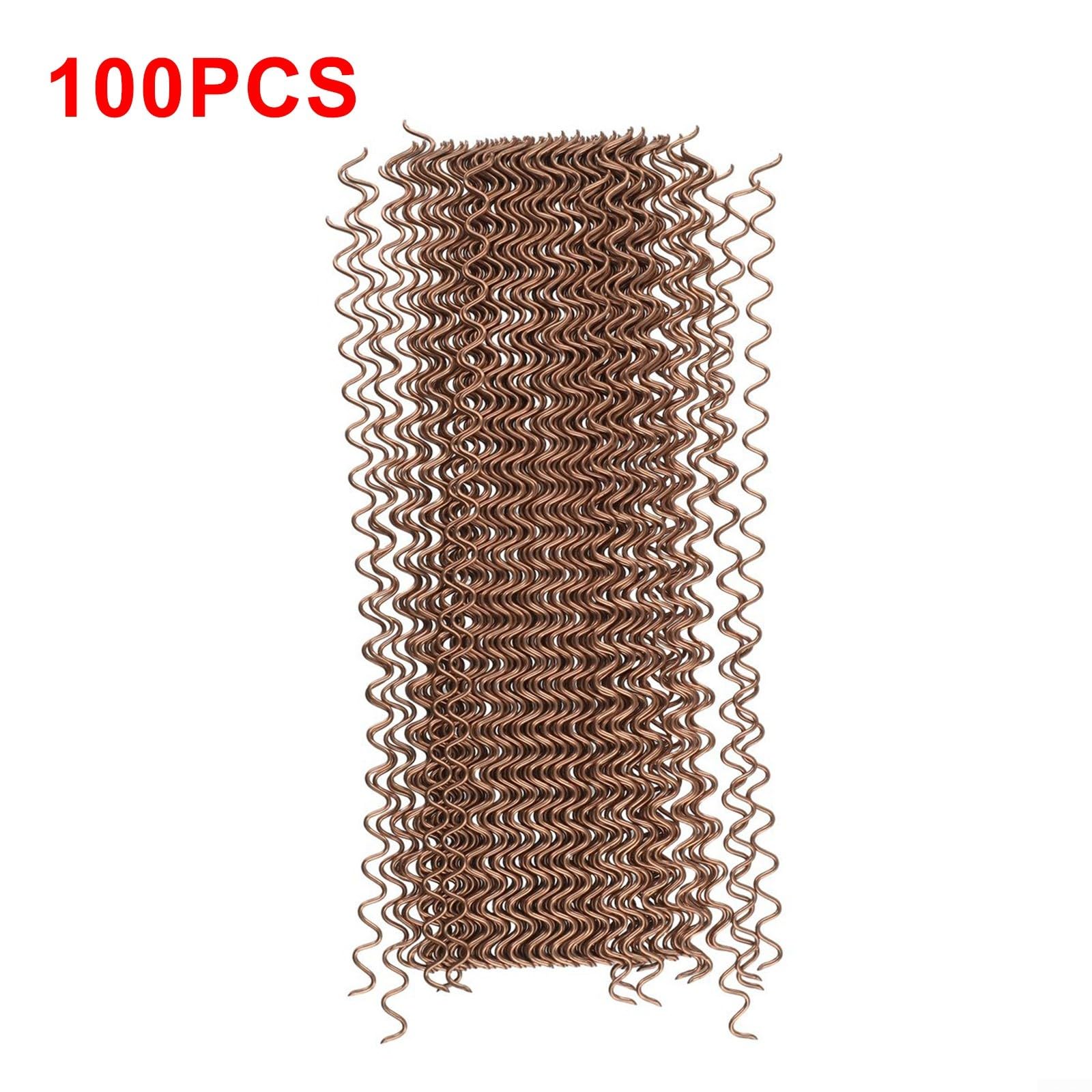 Zilimontt Lot de 100 fils ondulés de soudure par points pour réparation de carrosserie de voiture, extracteur de bosses de réparation de voiture, fils de tirage de panneau de soudage par points,