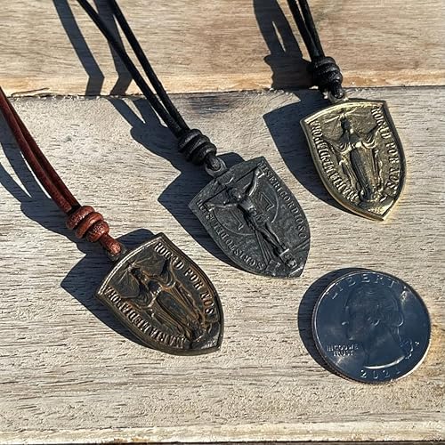 Miniatura 5 de Gold Virgin Mary Jesus Crucifix Necklace - Women Miracles Medal, Men Silver Medallion, Religious Jewelry, Christmas Gifts, Medalla Milagrosa, Pasion