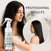 Vista 5 de Kachita Spell Keratin Crystal Maximum 20 Minute Express - Aerosol para alisar el cabello con queratina para golpes de larga duración, uso doméstico
