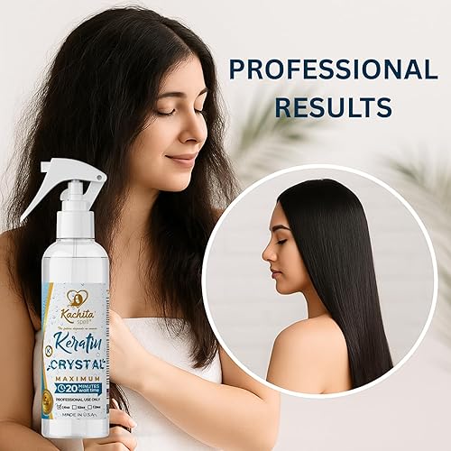 Miniatura 4 de NUEVO Keratin Crystal Maximum Kachita Spell 20 min Express Hair Treatment Long Lasting Blowout Professional Resultados Alisado y alisado Queratina