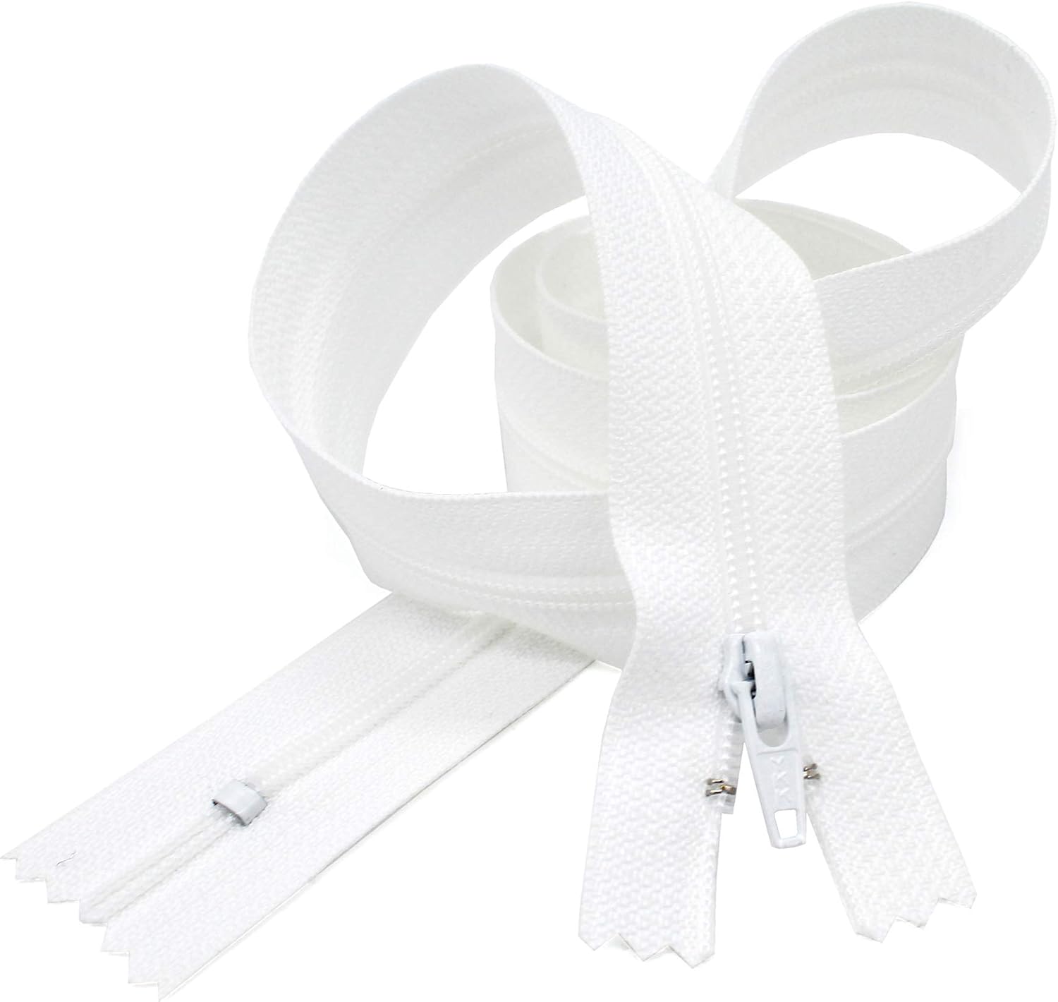 YKK #4.5 Coil Slipcover/Upholstery Closed Bottom Zipper (1 Zipper per Pack) (36 Inches, Beige #572)