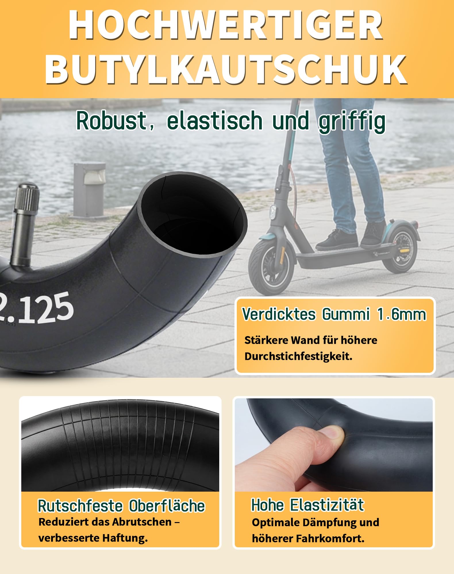 Wąż 10x2,125 hulajnoga