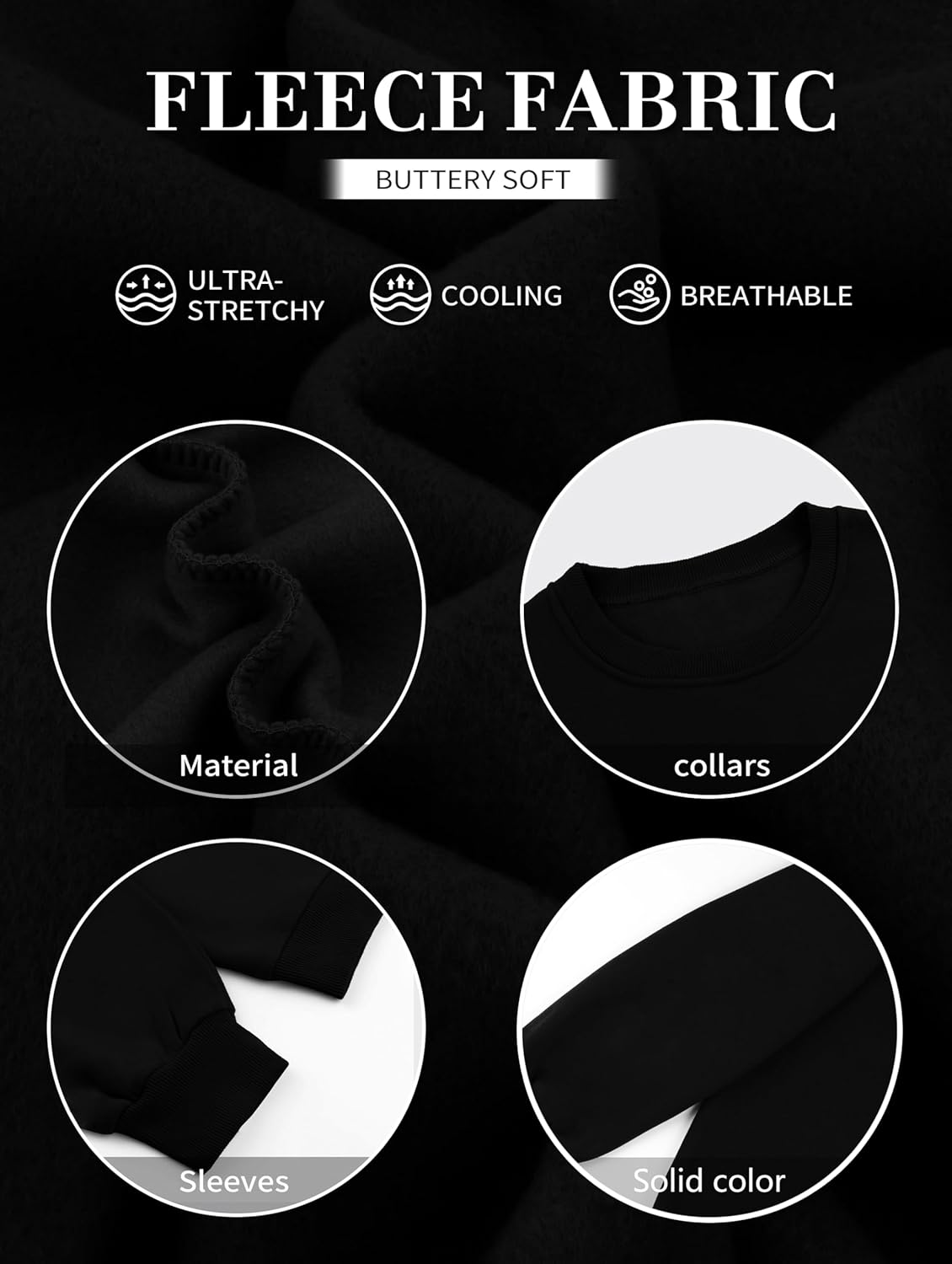 TSMNZMU Women Oversized Sweatshirts - Crewneck Long Sleeve Pullover Fleece Hoodie - Goth Grunge Punk Emo & Alt Style - Image 5