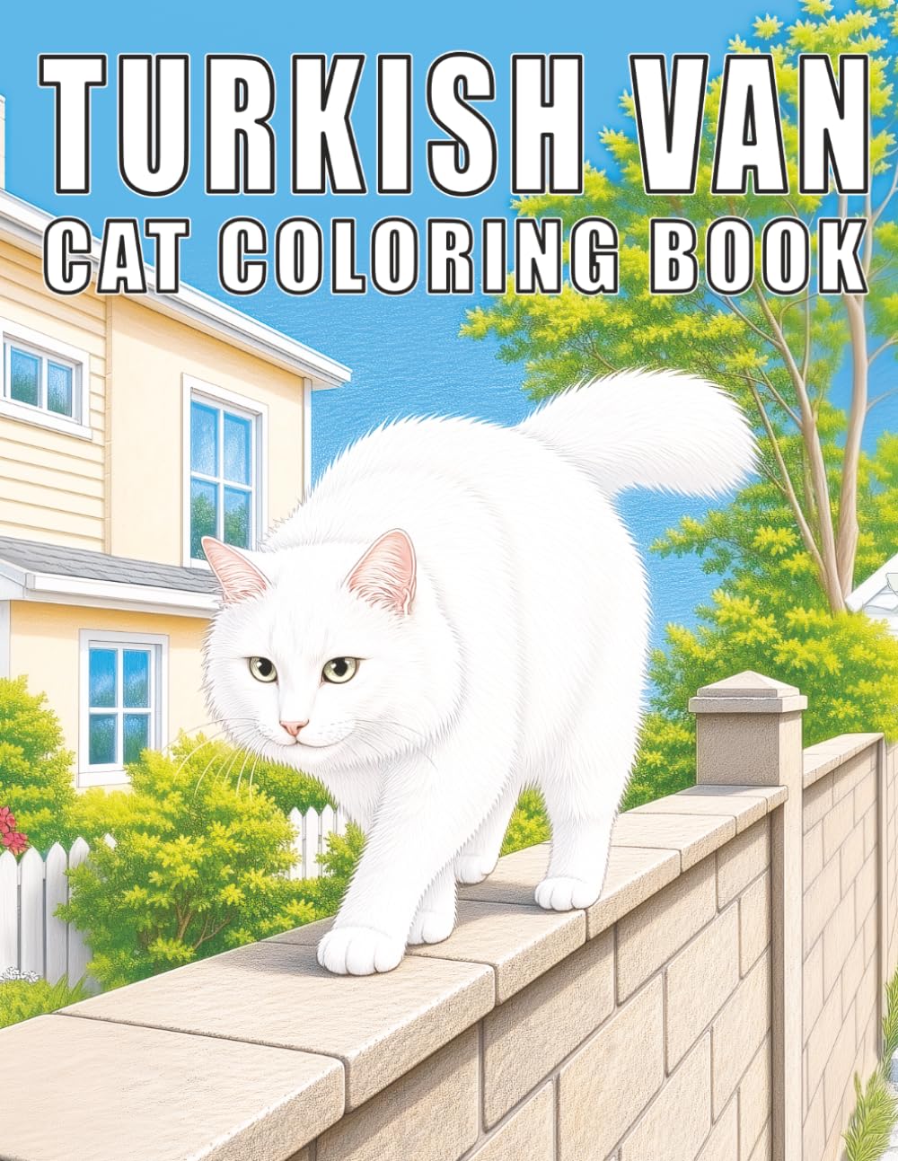 Turkish Van: Cute cat scenes featuring fluffy adventures, playful curiosity, and cozy everyday moments for calming creative enjoyment (My Cute Cats Collection)