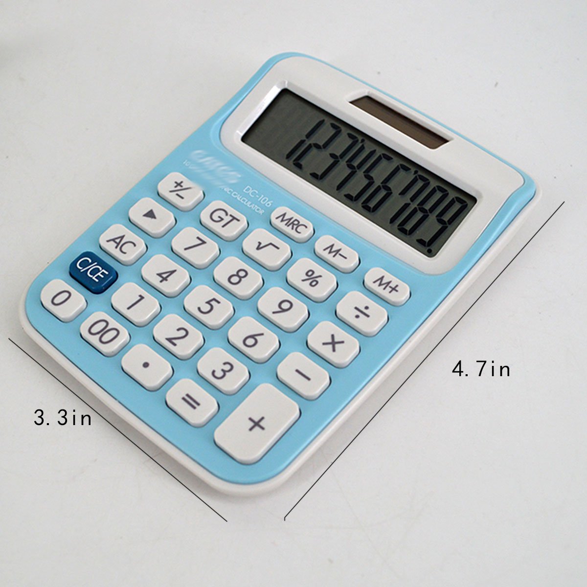 Calcolatrice Rosa Calcolatrice Desktop A Batteria Solare - Display 8 Cifre  Grandi, Tasti Oversize, Per Ufficio E Casa Calcolatrice Display Grande, image size:1200x1200