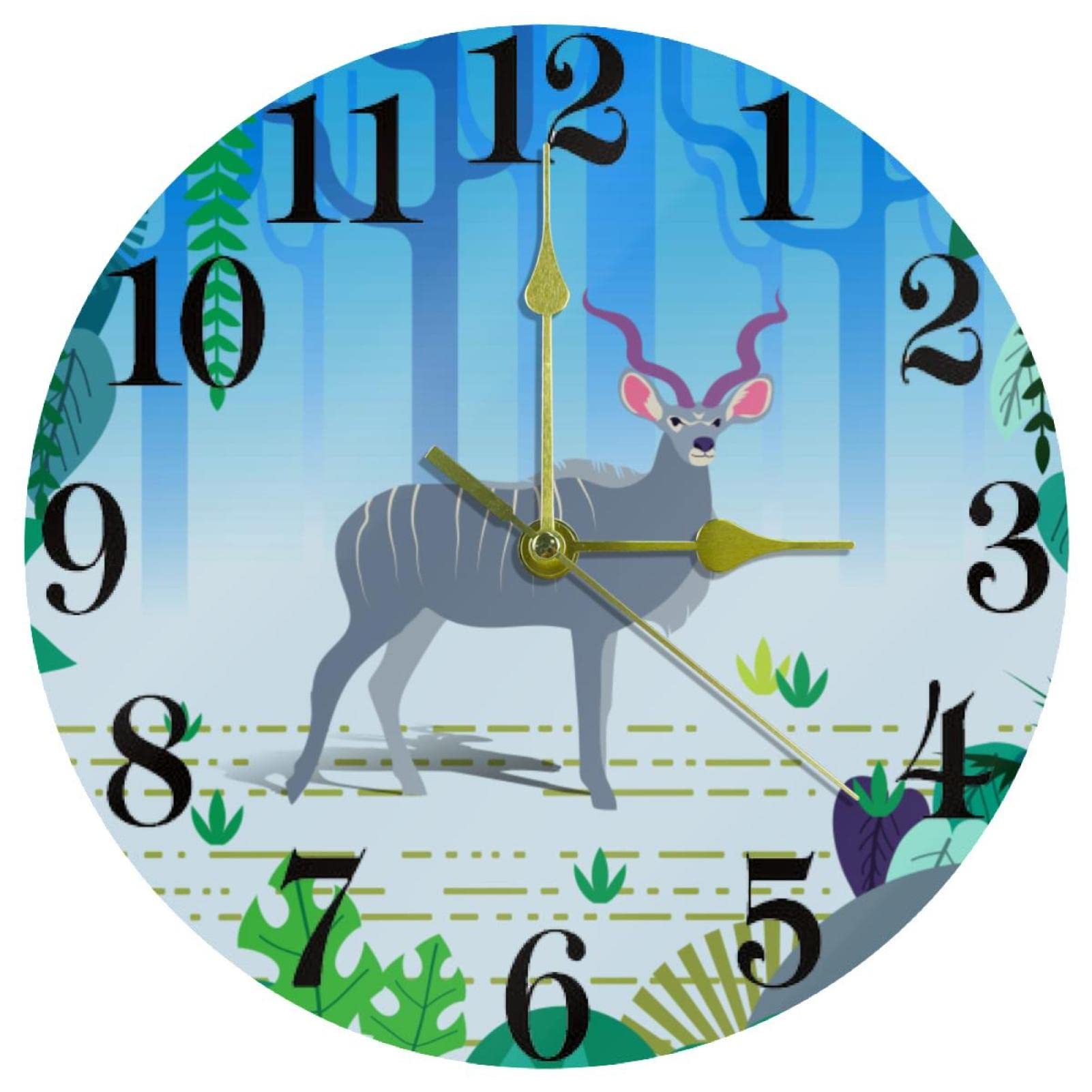 Horloge murale ronde Anima idéale pour harmoniser le design de votre cuisine ou bureau