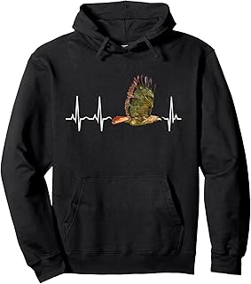 Red Tail Hawk Heartbeat Funny Birdwatcher Birding Buteo Gift Pullover Hoodie