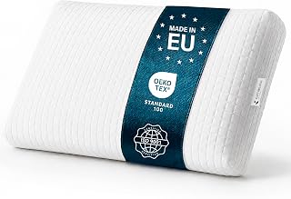 Orthopädisches Seitenschläferkissen 40x80, 16 cm hoch - Memory Foam Kopfkissen für Seitenschläfer mit weicher und Fester Seite, ergonomisches Nackenstützkissen gegen Nackenschmerzen