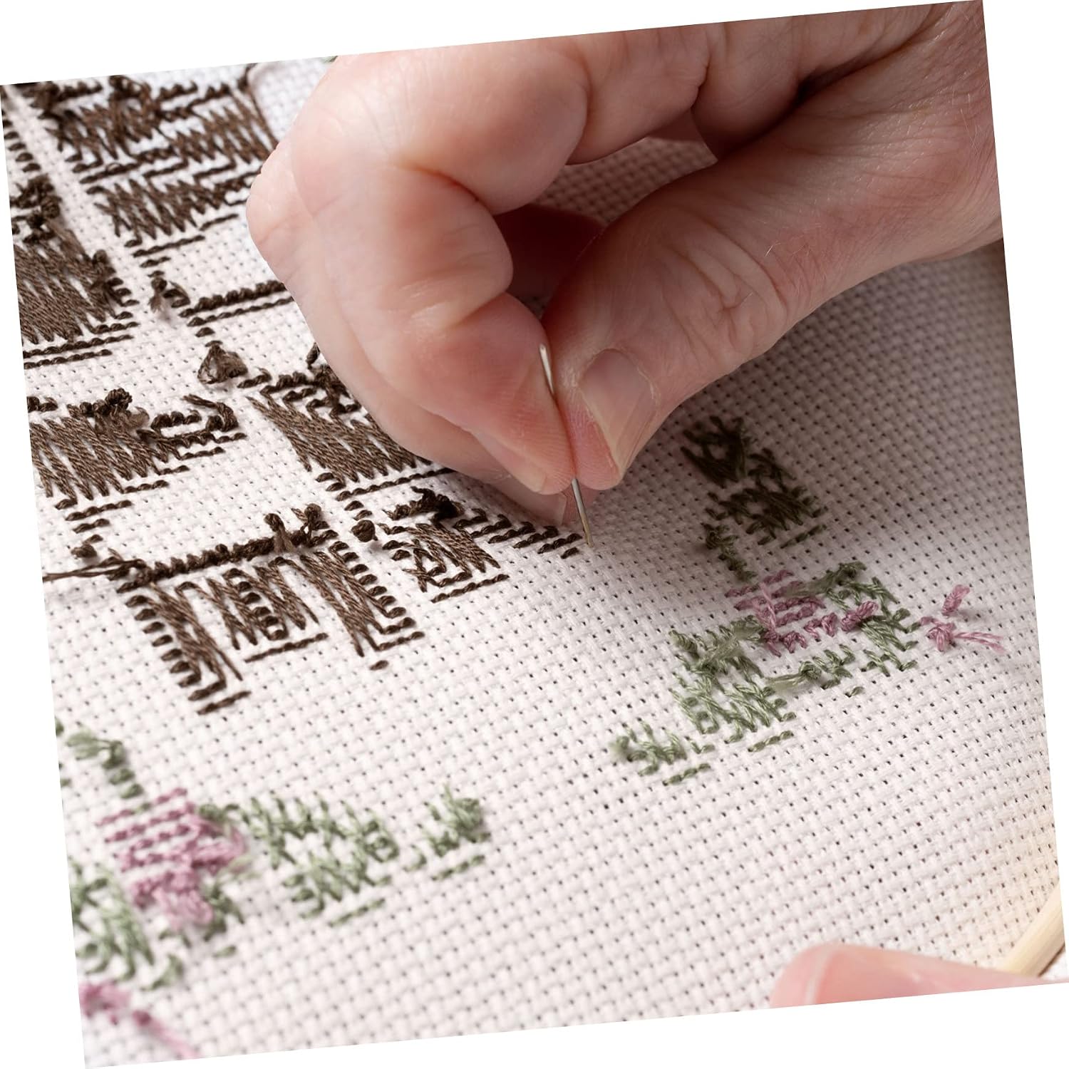 OSALADI 1Pc Portable Russia Embroidery Material DIY Cloth for Creative Stitching Projects Durable and Lightweight for Art Crafts for DIY Enthusiasts and Present Giving
