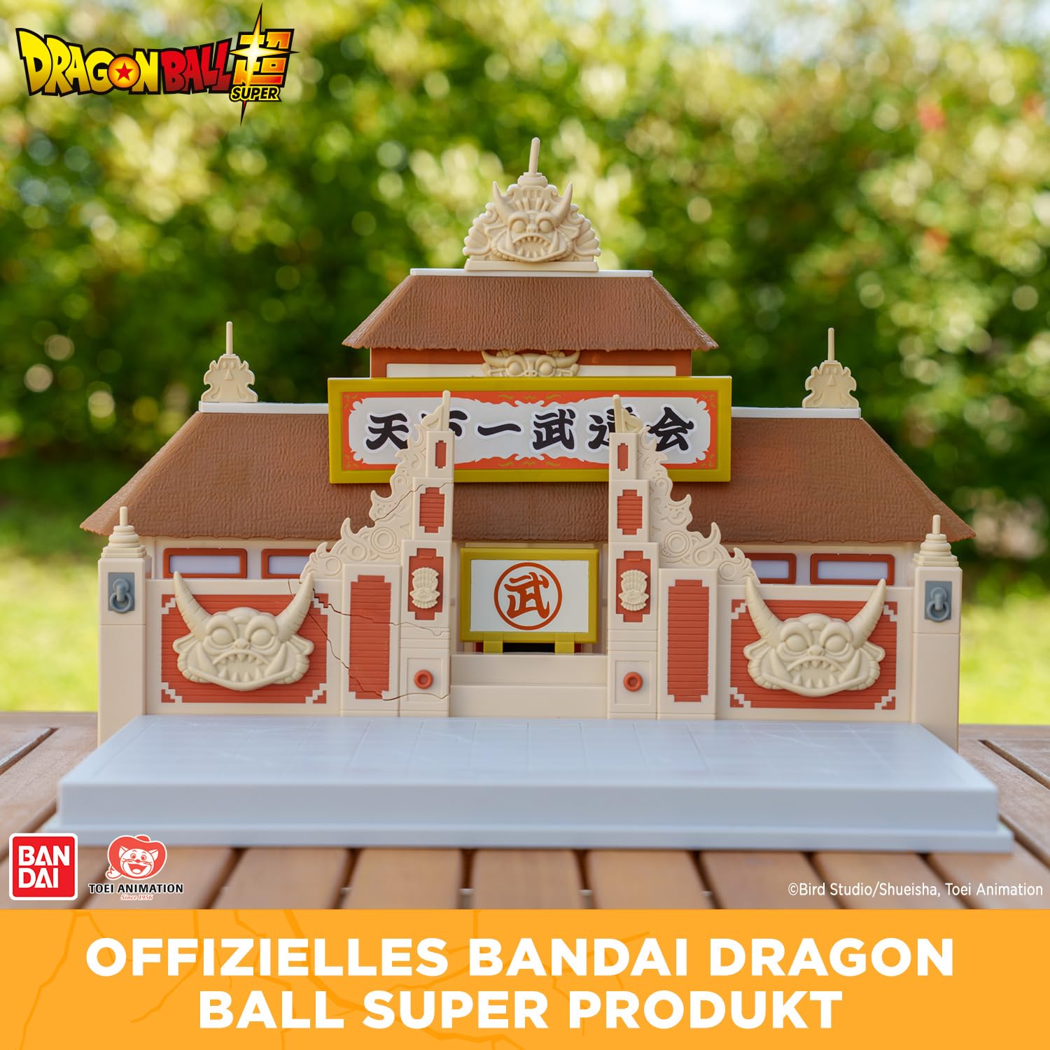 BANDAI - Dragon Ball Super - Tenkaichi Budokai Arena - Weltmeisterschaft der Kampfkünste - Diorama für Dragon Ball Figuren, Offizielle Kampfarena - Spielzeug ab 4 Jahren - 36790