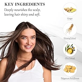 KAISASA Dark Brown Hair Dye Shampoo 3 in 1, Hair Color Shampoo for Cover Grey Hair, Natural with Herbal Ingredient for Men and Women (Dark Brown)