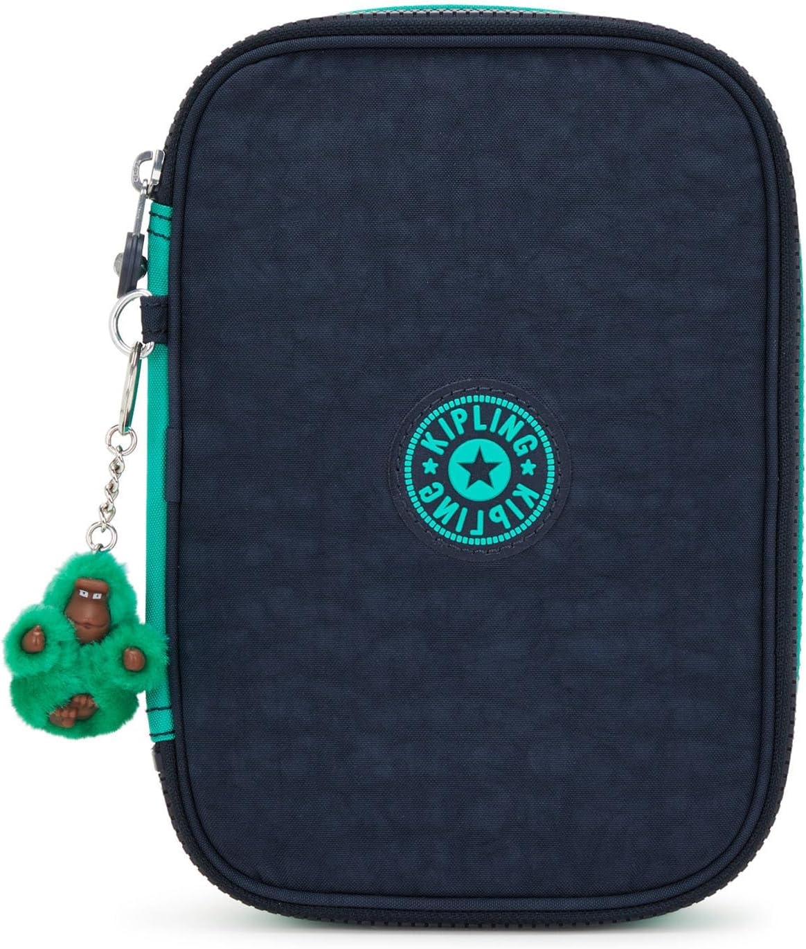Women's Crossbody bag, Blue Green Bl, 8.25''L x 6''H x 2''D, Kipling Women's 100 Pens Pen/Pencil Case