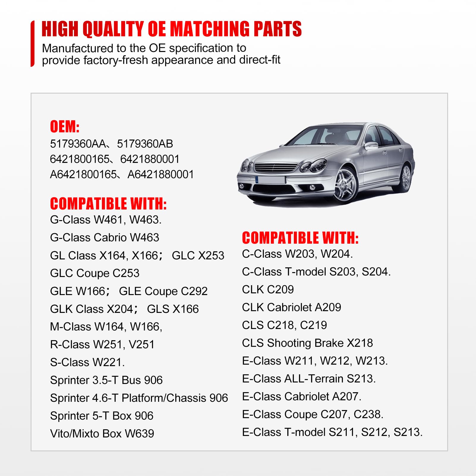 Refroidisseur d'huile pour Mercedes-Benz W203, W204, W212 et W213