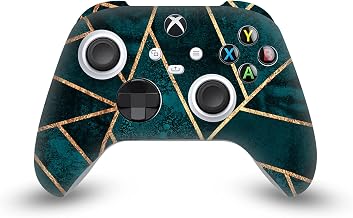 Head Case Designs Officially Licensed Elisabeth Fredriksson Deep Teal Stone Art Mix Matte Vinyl Sticker Gaming Skin Case Cover Compatible with Xbox Series X / S Controller