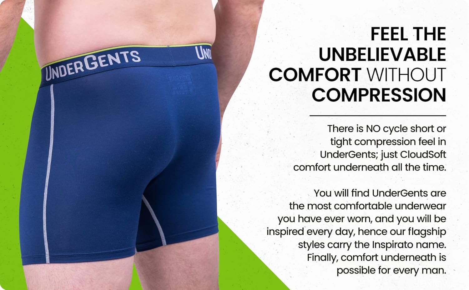 UnderGents 3 Pack Men's Boxer Brief Underwear. More Comfort Without Compression - Image 4
