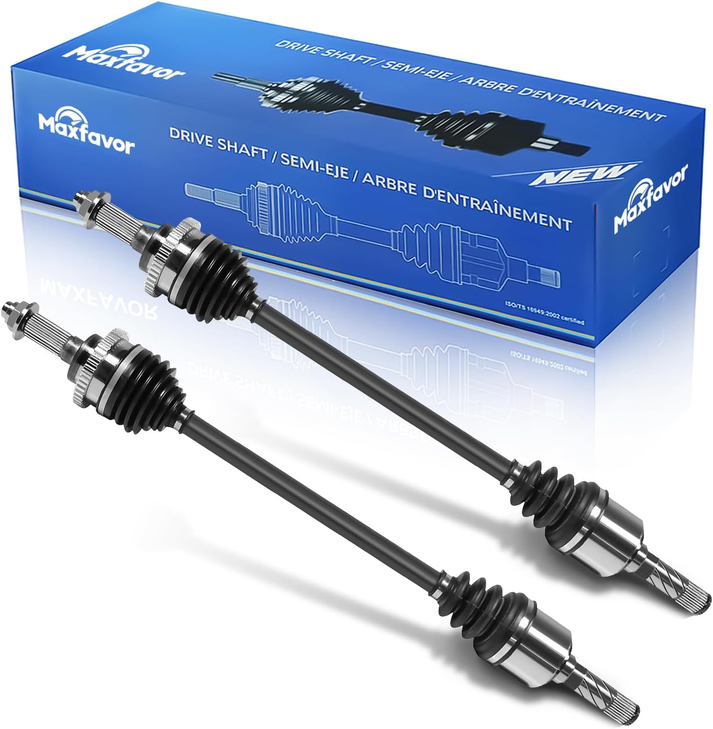 CV Axle Shaft Assembly fit Miata 1995-2005 LS Non-Turbo 1.8L 4 Cyl 1995 1996 1997 1998 1999 2000 2001 2002 2003 2004 2005, Rear Driver Passenger Side NCV47590
