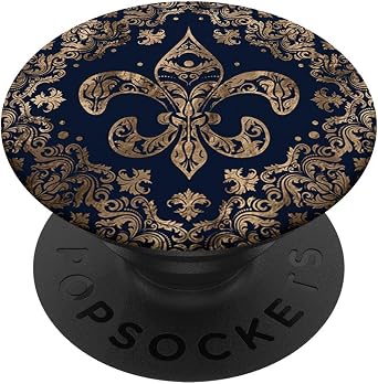 Fleur-de-lis ornament PopSockets PopGrip Swappable Grip for Phones & Tablets