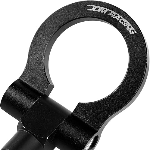 Miniatura 2 de Auto Dynasty Compatible con BMW 357Serie ZMini Cooper Ganchos de remolque delanterostraseros de aluminio M15.8xP3.175 (negro)