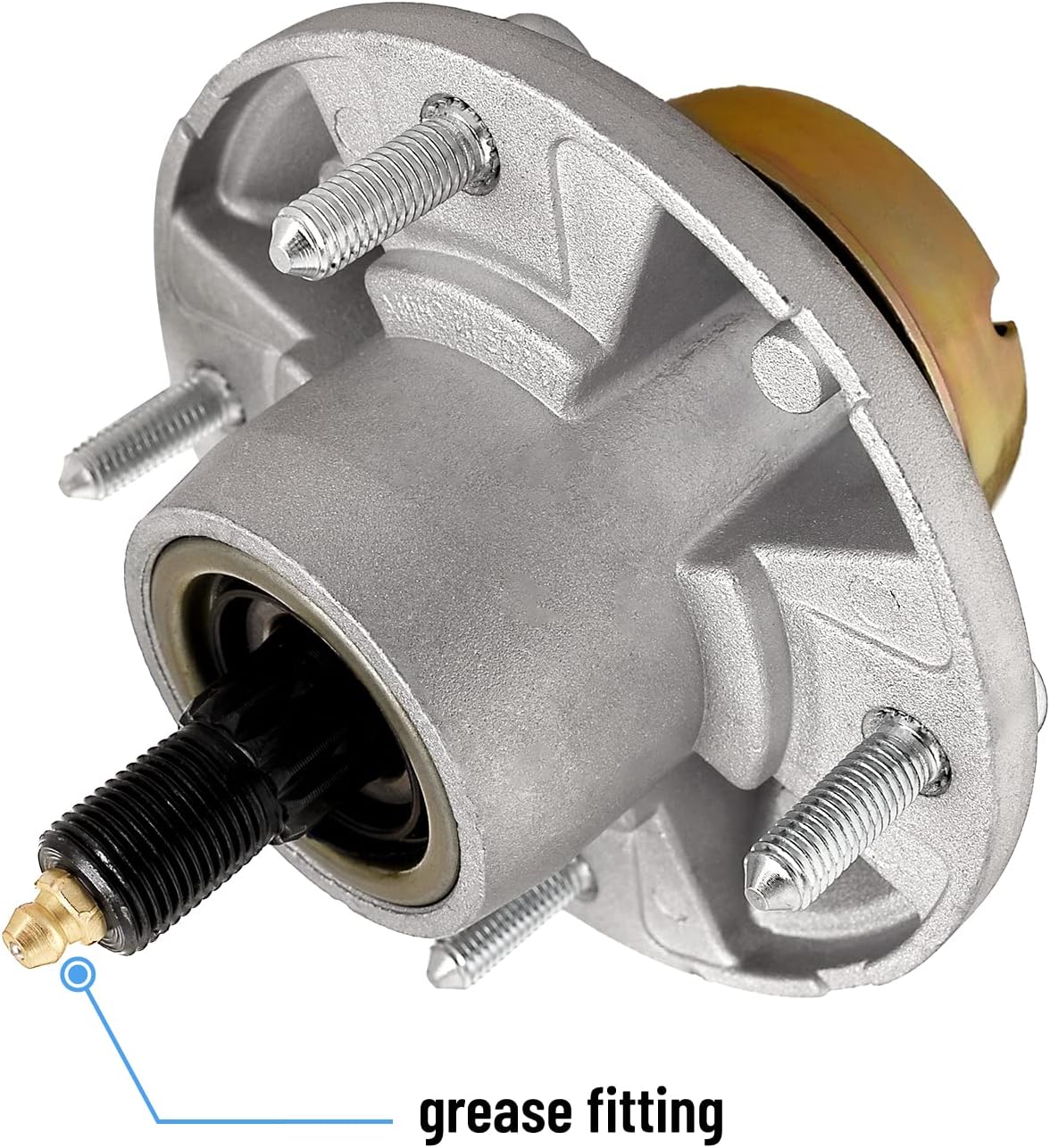 AM144377 Deck Spindle Assembly Fit for John Dee re Mower, AM124498 Spindle Compatible with John Dee re X530 X300 X540 Z425 LT133 LT155 LT166 LX280 Mower, Replace AM135349 AM131680 AM144377, 3 Pack