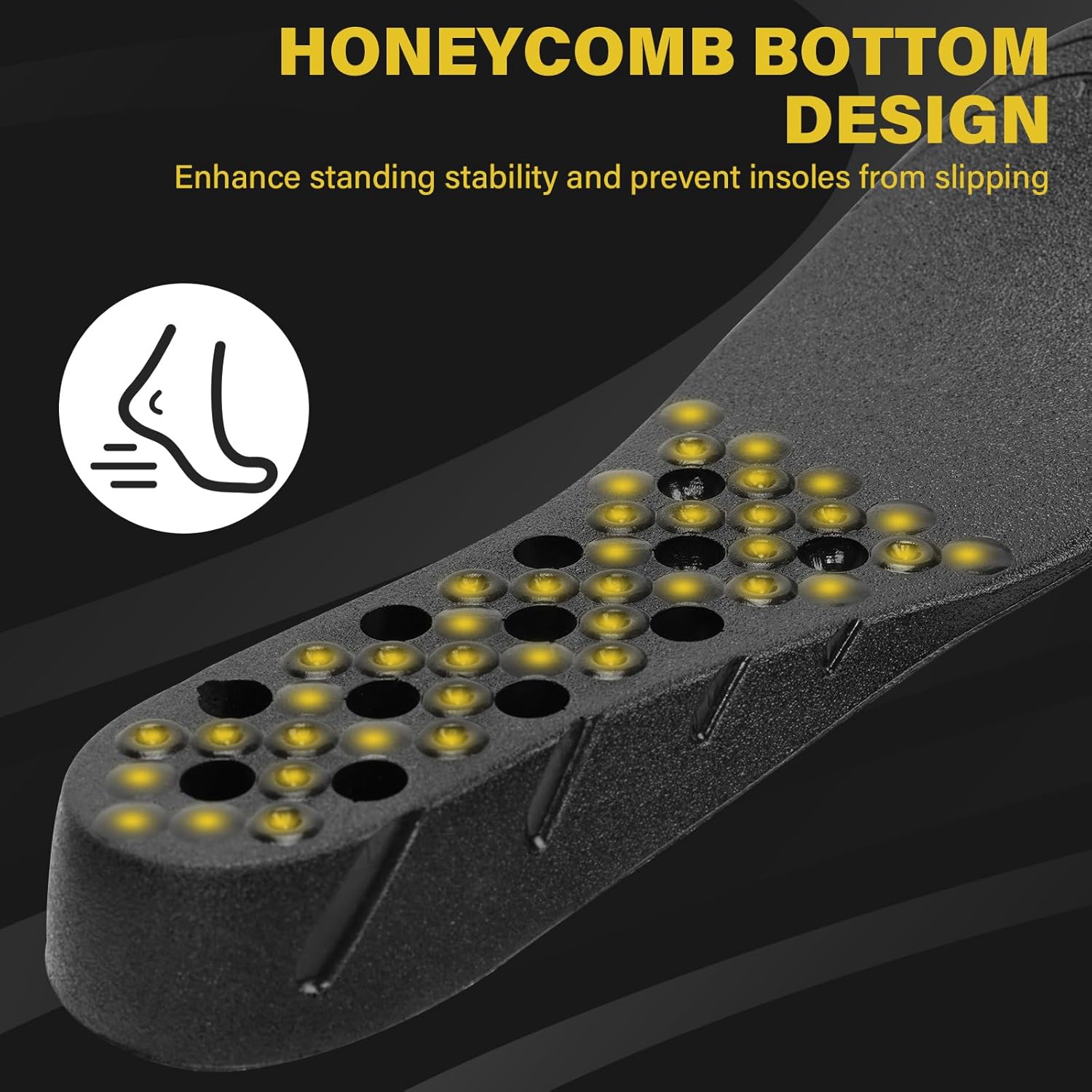 ERGOfoot Height Increase Insoles for Men Women, 2-Layer Adjustable Shoe Lifts & Height Boosters– Comfortable & Discreet Elevator Insoles for Instant Height Growth Up to 2 Inch - Image 6