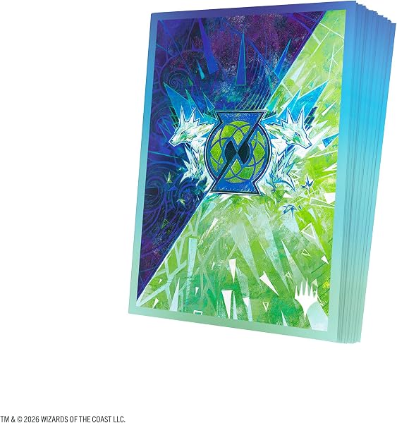 Gamegenic Magic: The Gathering | Secrets of Strixhaven Premium Art Sleeves - Quandrix, Pack de 105 Fundas Ilustradas con Diseño Oficial, Para Juegos de Cartas Coleccionables - 3