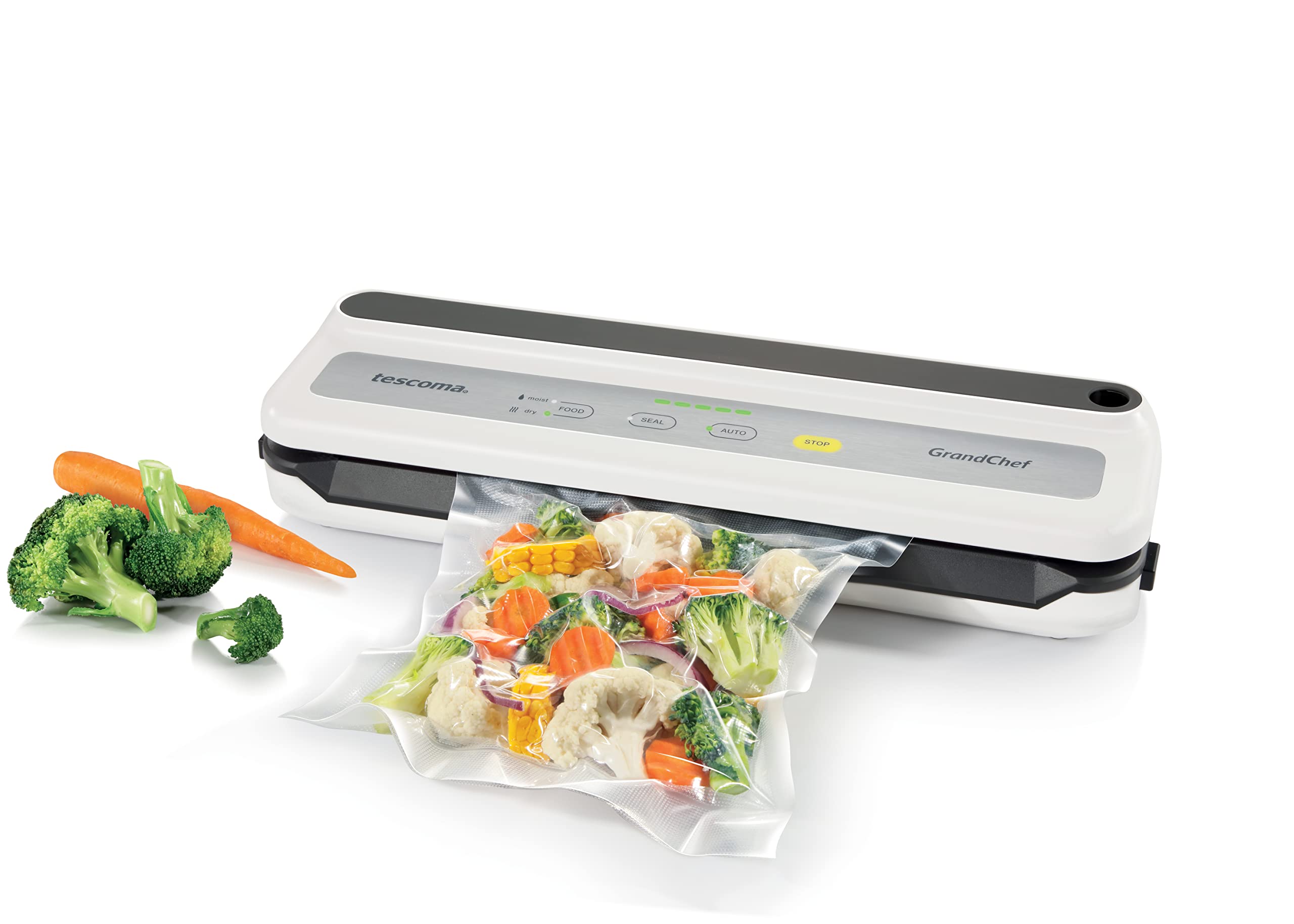 Tescoma 908680 Macchina per sottovuoto per alimenti, un rotolo incluso