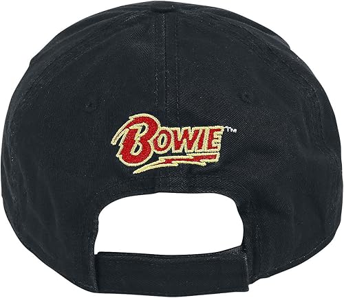 Miniatura 2 de David Bowie Gorra de Béisbol Hombre Negro