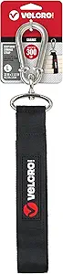 VELCRO Brand Easy Hang Strap | Heavy Duty Outdoor Storage Extension Cords, Cables, Tools, Bikes | Organization for Garden, Shed, RV, Large - up to 300 lbs, Black
