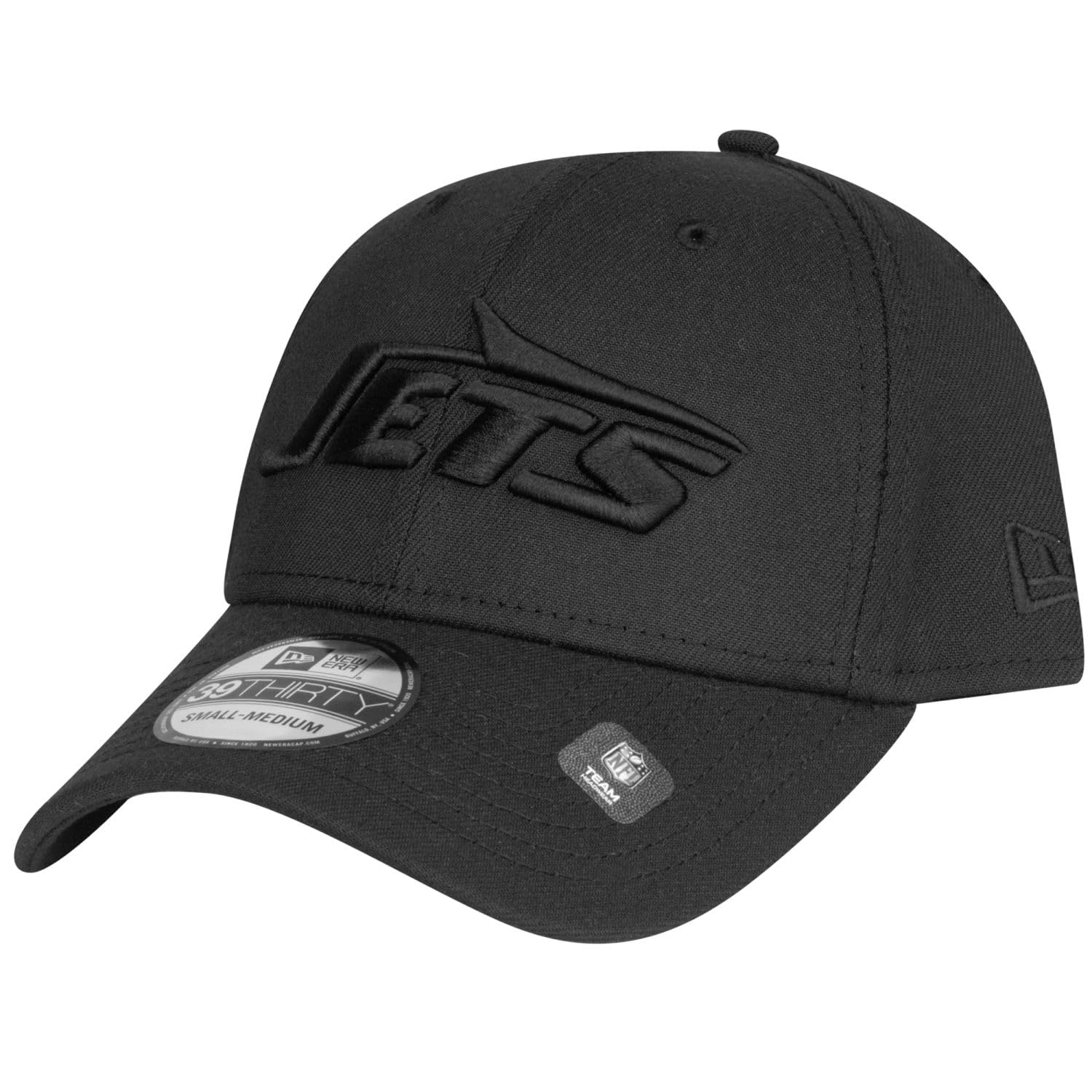 New Era 39Thirty Stretch Cap - NFL New York Jets - S/M Black